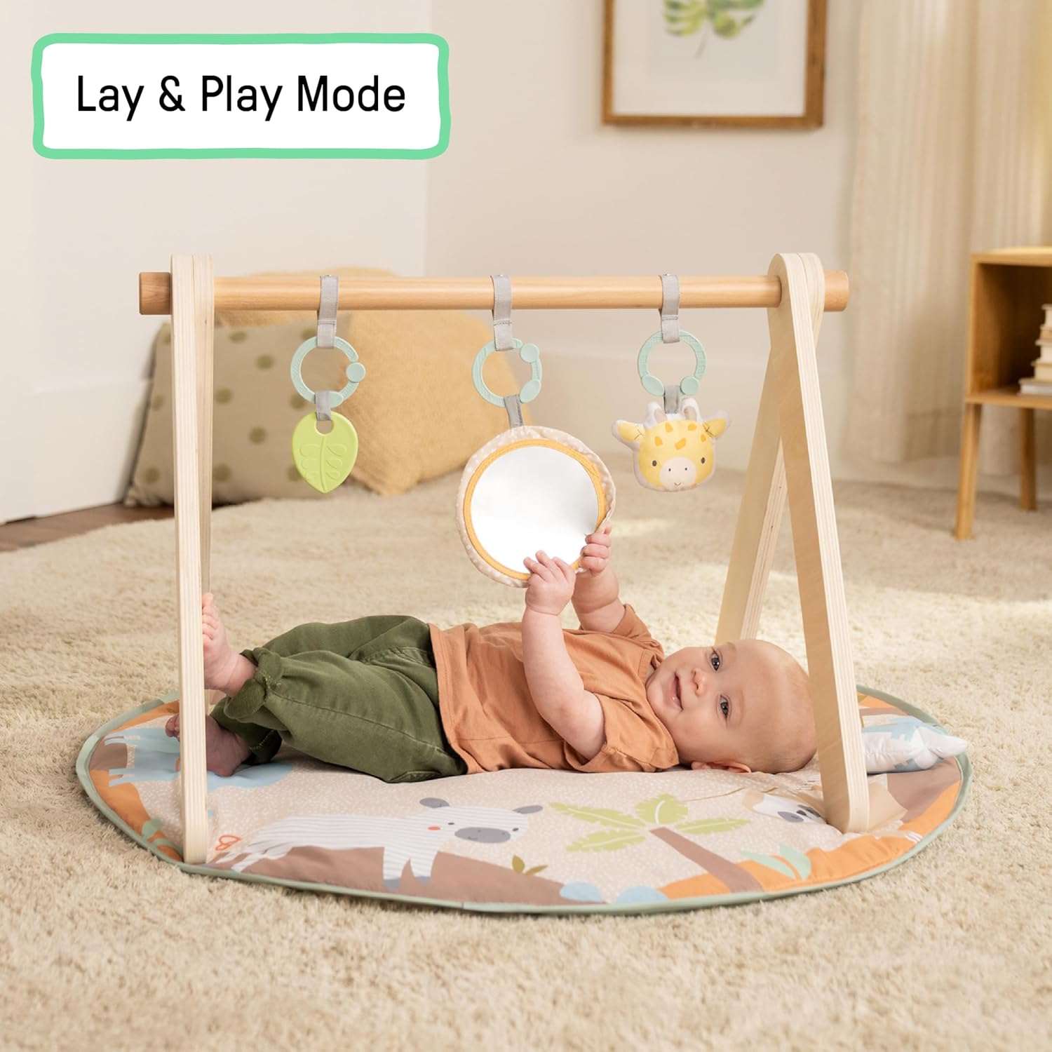 Ingenuity Wonder & Wood Baby Play Mat - Gallery 11