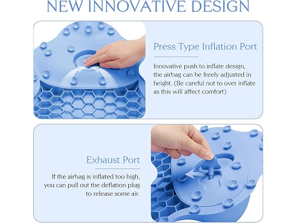 kixcvdm Silicone Bath Pillow