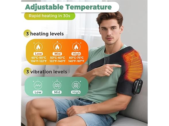 ROMYSE Cordless Shoulder Heating Pad - Gallery 3