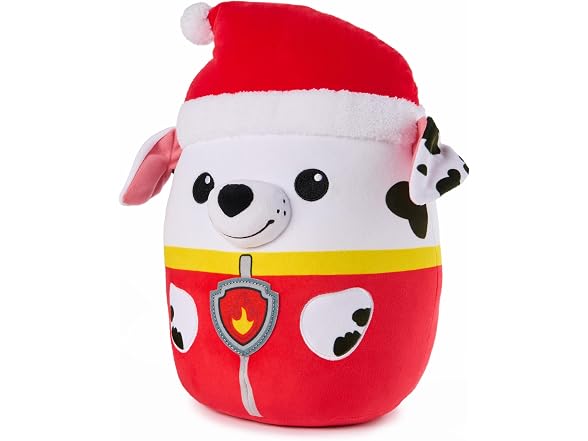 PAW Patrol Winter Holiday Marshall Squish Plush