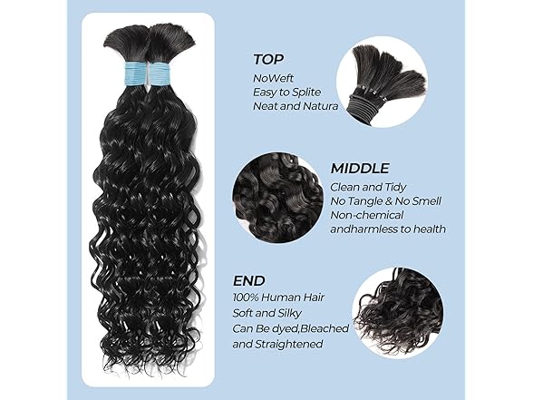 Tuseha Human Braiding Hair