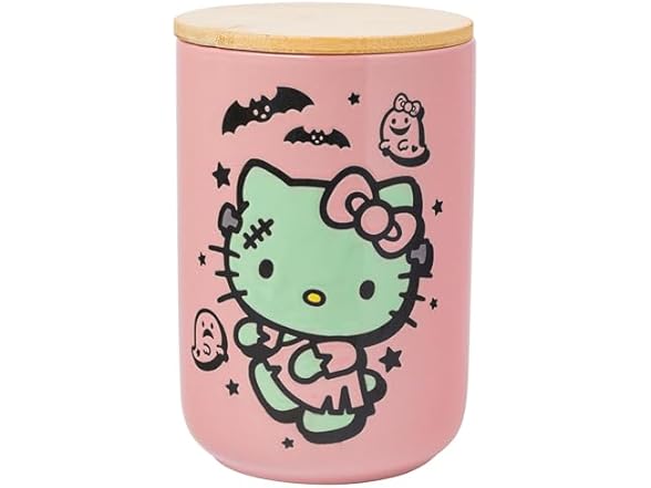 Hello Kitty Frankenkitty (Ceramic with Bamboo Lid)