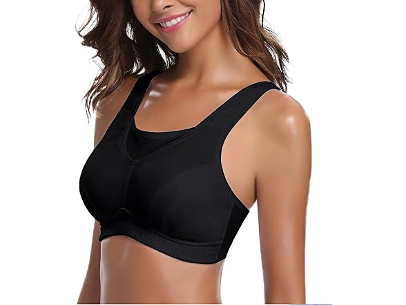 Wingslove Women (34DDD) High Impact Sports Bra