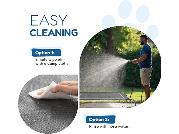 FluffyDream Cooling Elevated Dog Cot Bed