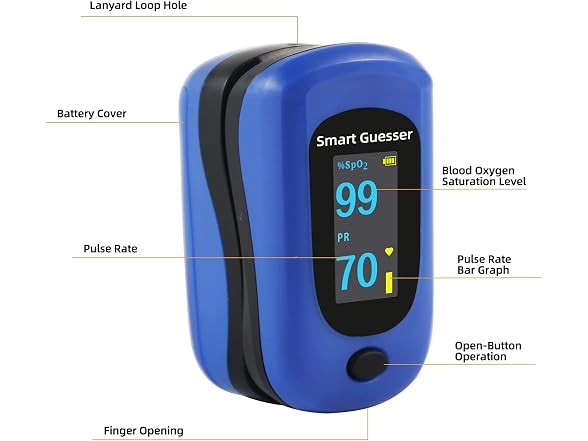 Pulse Oximeter Fingertip Blood Monitor