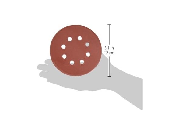 DEWALT 5" 220 Grit Sandpaper, 5 Pack