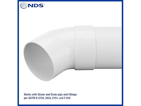 NDS 4P03ST PVC S&D 45° Street Elbow