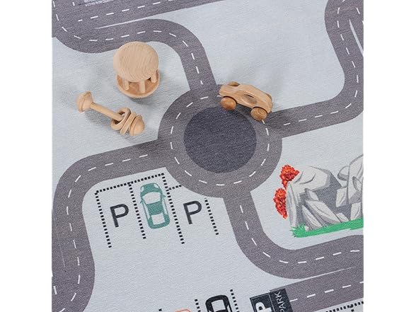 Superior 2X3RUG-ROAD-BL 2'x3' Cream