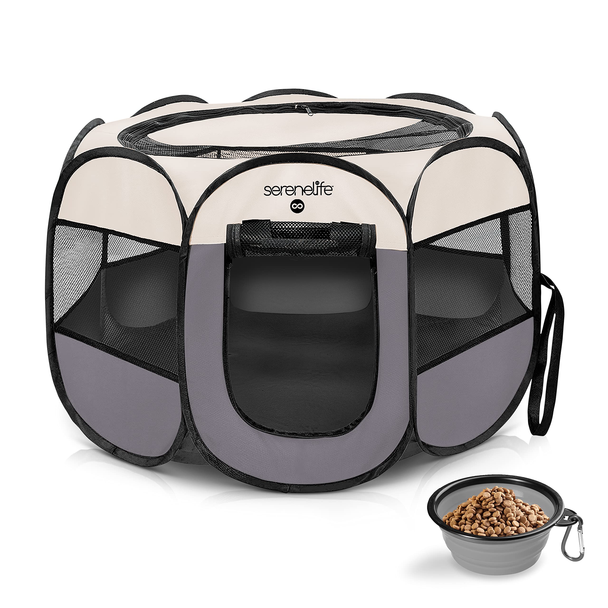 SereneLife Foldable Portable Pet Tent - Gallery 8