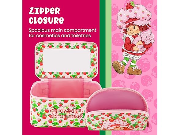 Strawberry Shortcake 2-Piece Travel Cosmmetic Set