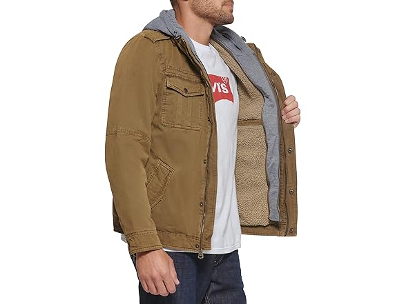 Levis Mens Military Jacket