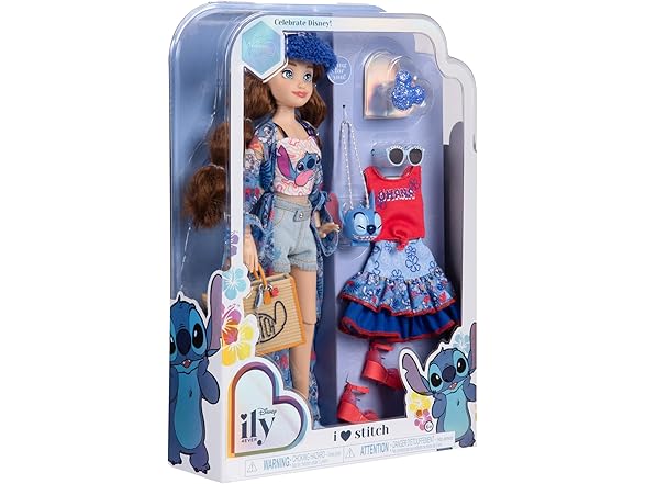 Disney ily 4EVER Dolls Disney 100 Stitch 11.5"