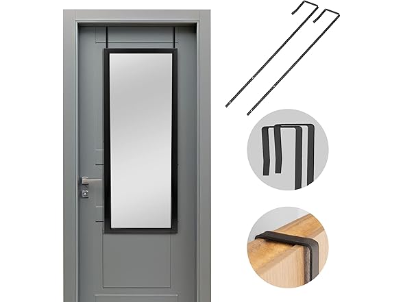 Trvone Over The Door Mirror, 43" x 16"