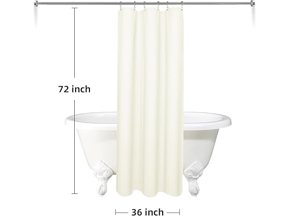LaCyan 3 in1 Waterproof Shower Curtain
