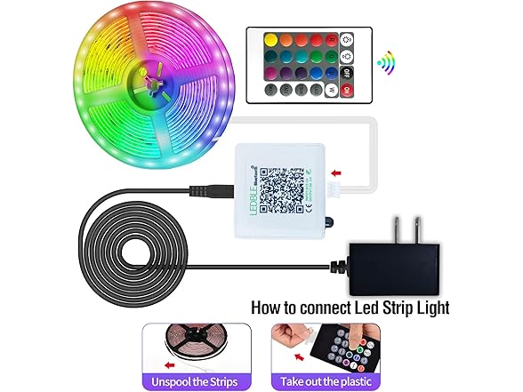 AILBTON Led Strip Lights, 60Ft