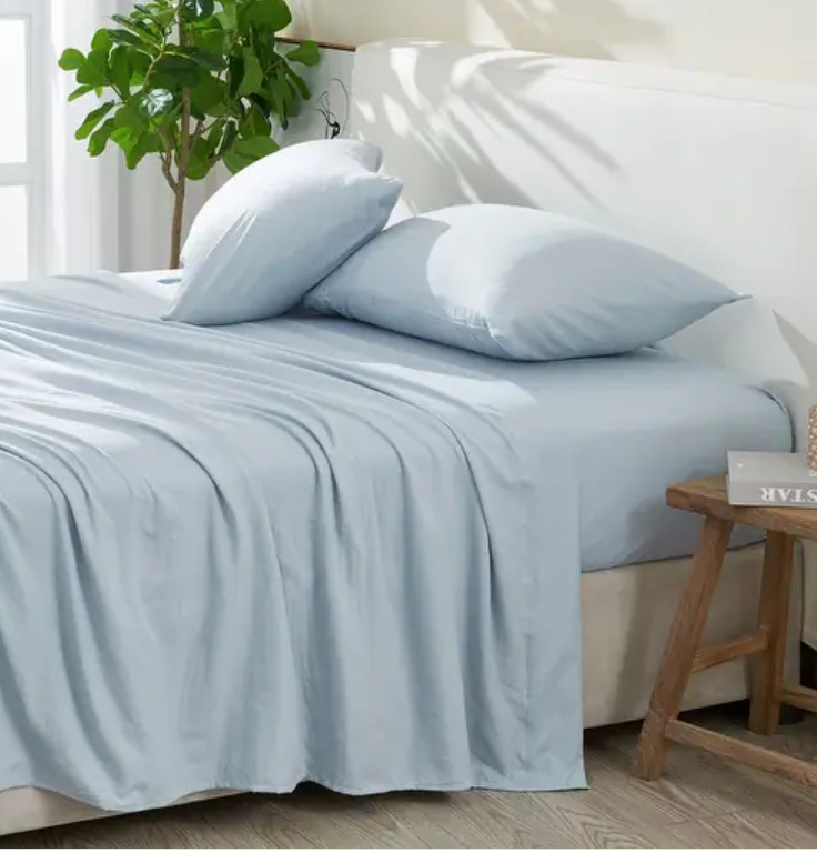 Pre-Washed Microfiber Ultra-Soft Solid Bed Sheet Set - Gallery 11