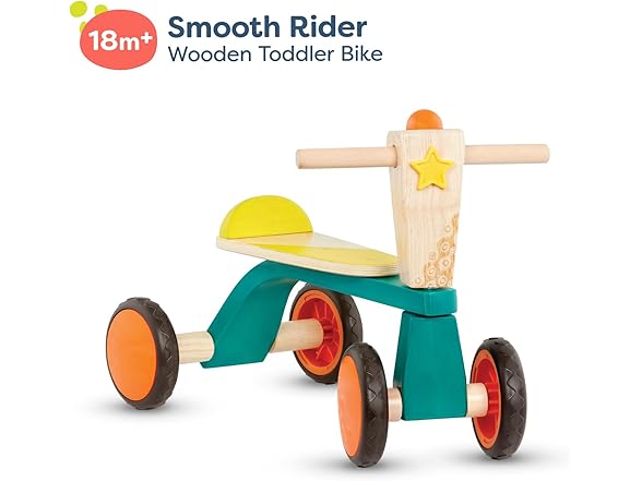 B. toys – Smooth Rider Wooden Toddler Bike