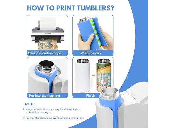 Sublimation Tumbler Wrap , Compatible with