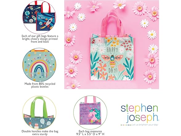 Stephen Joseph Stephen Joseph, Medium Recycled Gift B