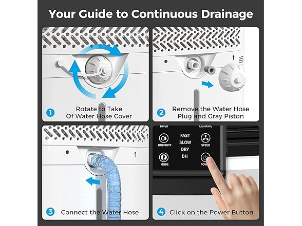 TRAZICO 4,000 Sq.ft Dehumidifier for Basement - Gallery 9