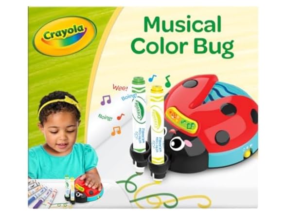Crayola Musical Color Bug, Toddler Sensory Toy