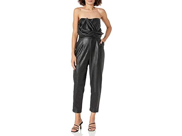 KENDALL + KYLIE Womens Front Bow Sleeveless Jumpsuit (2X)