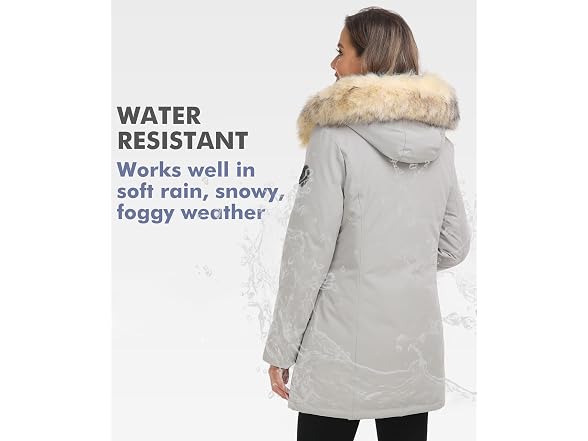 Puremsx Girls (M) Down Jacket Water Resistant Coat