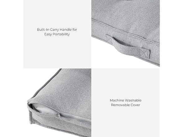 Indoor Dog Bed with Removable Washable Cover