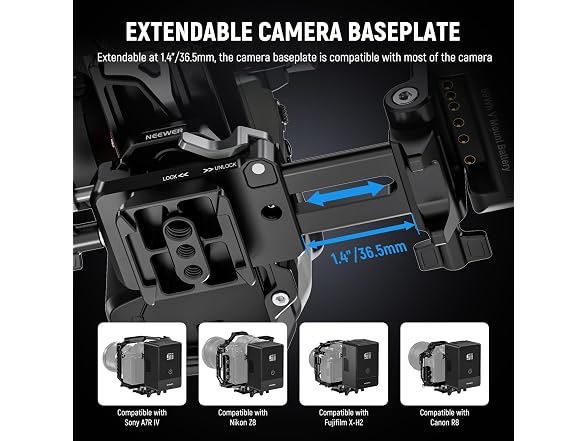 NEEWER V Mount Battery Plate w/ Quick Release