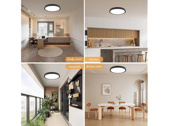 4-Pack Slim LED Ceiling Light 32W CCT