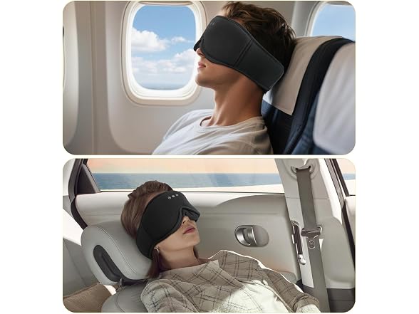 Bamboo Cotton Large Sleep Mask With