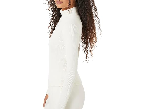 Forever 21 (S) Waffle Knit Turtleneck Top