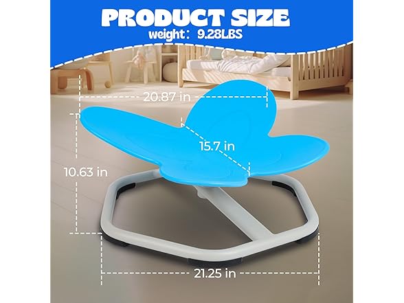 Dollate Sensory Swivel Chair for Kids