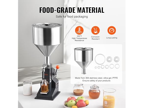 Manual Paste Liquid Filling Machine, 5-100ml