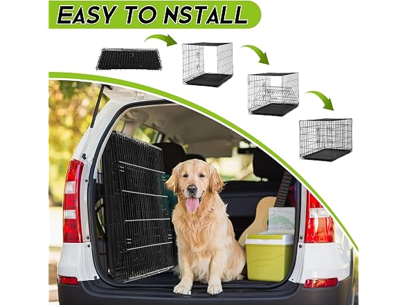 36 inch Large Dog Cage - Pet Cage Double-Door