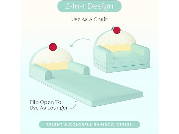 Delta Children Cupcake Flipout Figural Chair