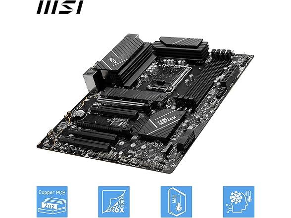 MSI PRO B760-P WiFi DDR4 ATX Motherboard