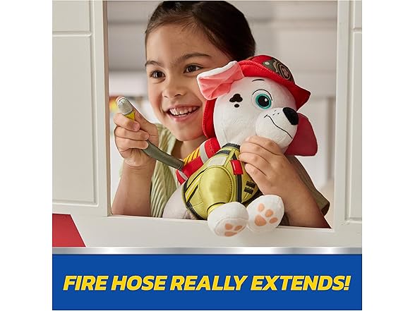 Paw Patrol: Fire Rescue Marshall, Plush Toy