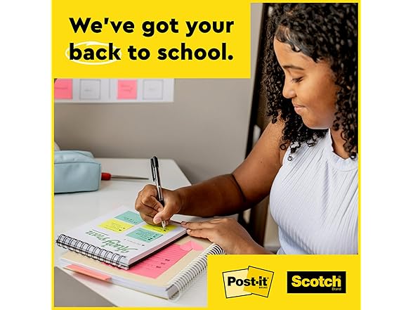 Post-it Super Sticky Notes, 3x3 in, 6 Pads