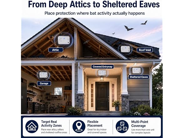 JahyElec Ultrasonic Bat Repellent