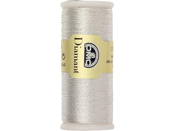 [6 Rolls] DMC Diamant Yarn, 35m D168 DMC
