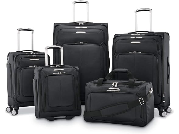 Samsonite Solyte DLX Softside Midnight Black, Carry-On 20-Inch