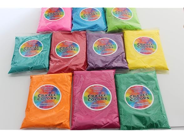 10 Colors x 50 grams - CraZeeColors(TM)
