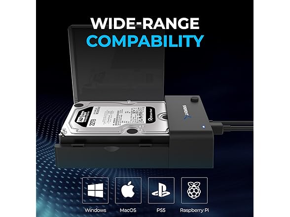 USB 3.0 to SATA Lay-Flat Docking Station