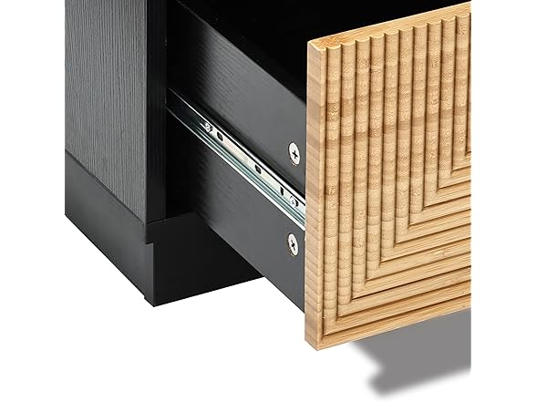 LuxenHome 2-Drawer Night Stand