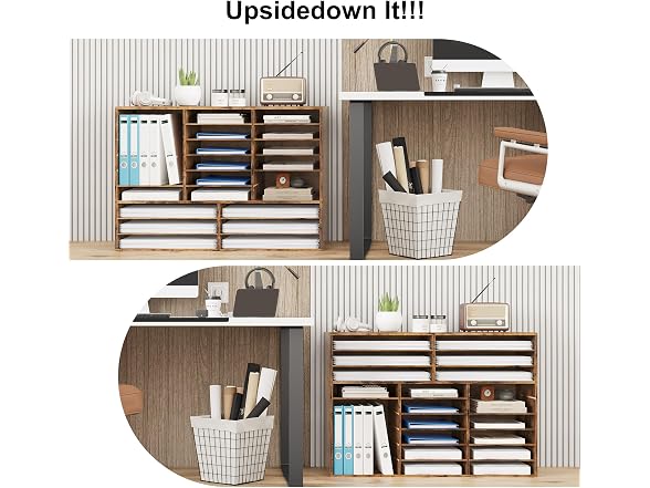 24-Slot 12x12 Scrapbook Paper Storage