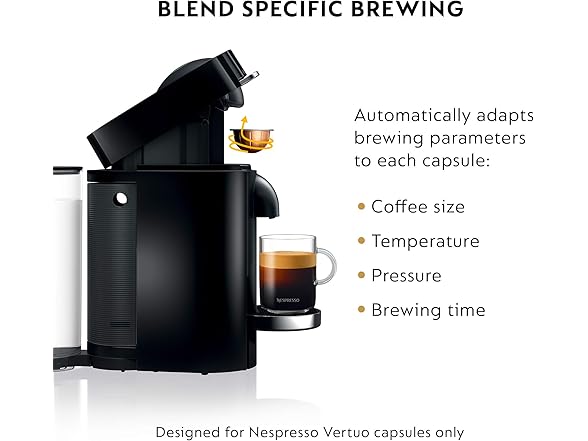 Nespresso VertuoPlus Deluxe Coffee and Espresso Machine Bundle
