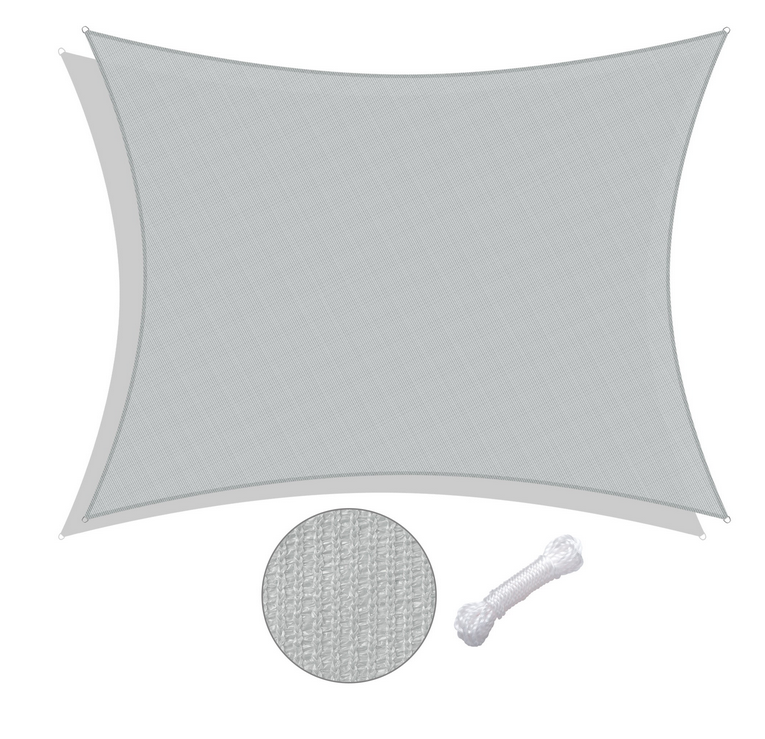 Yescom UV Block Rectangle Sun Shade Sail - Gallery 10