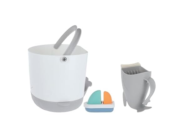 Nuby Bath Essentials Set Whale Tub Caddy