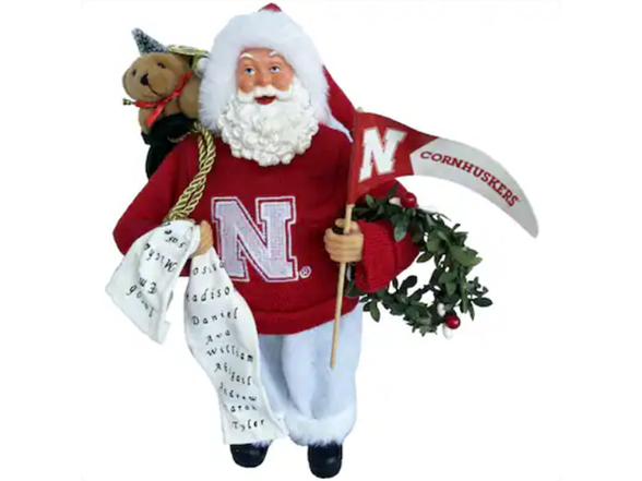 12"Nebraska Proud Santa